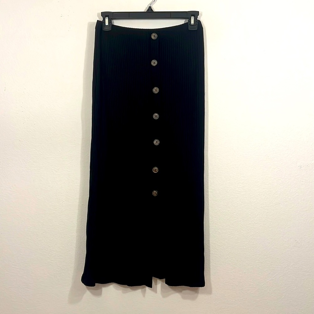 Reformation Jeans Rosie skirt, size L, Black